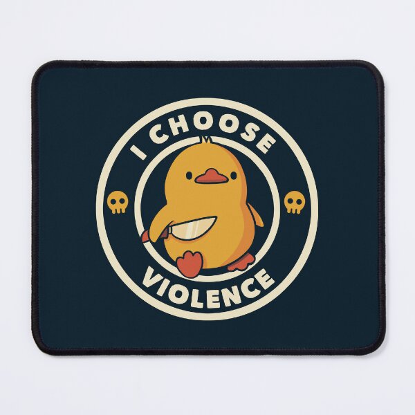  I choose violence funny duck Long Sleeve T-Shirt
