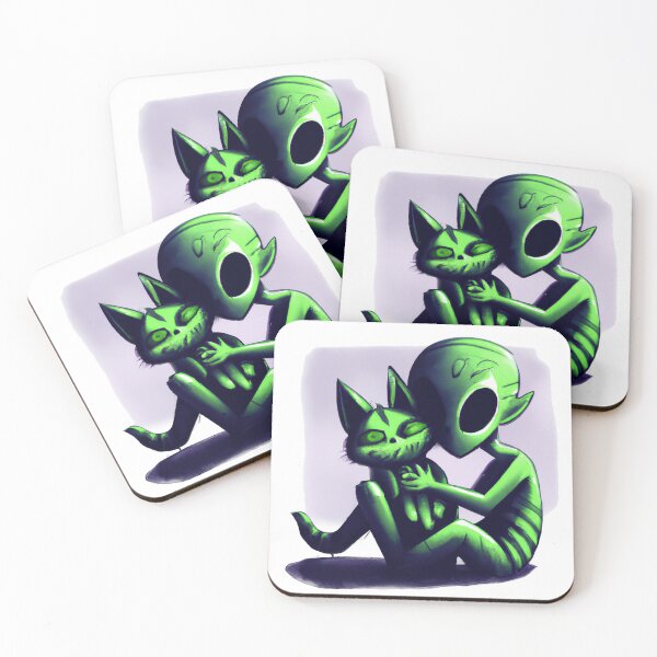 Item preview,  Mean Little Cute alien 2 designed and sold by SpongyDesings.