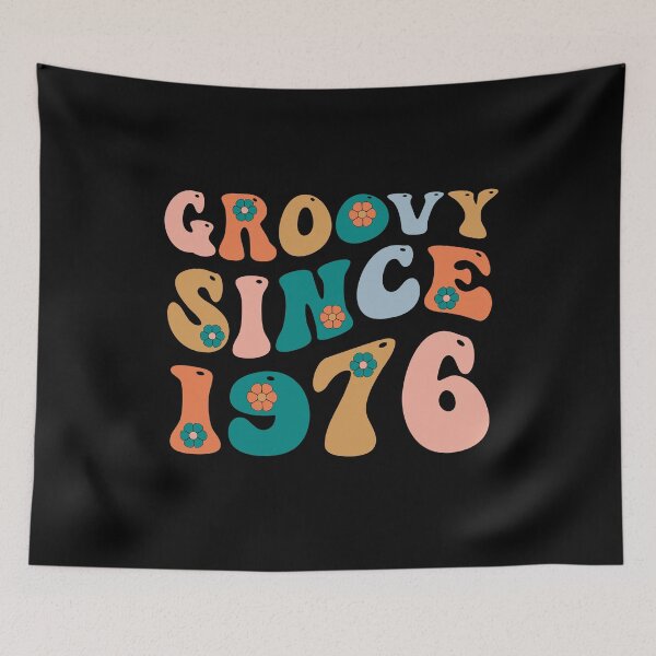 Artikelvorschau, Groovy seit 1976 | Hergestellt im Jahr 1976 | Retro-Geburtstag 1976 | Retro-Groovy entworfen und verkauft von AMINE  ★★★★★.