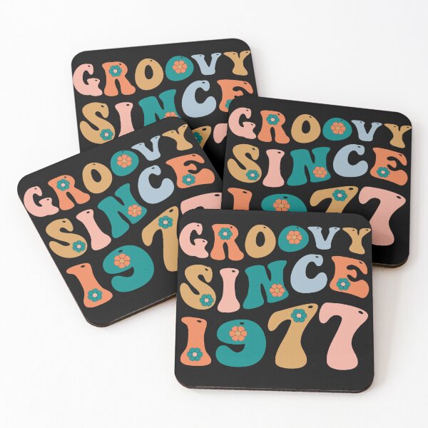 Item preview, Groovy Since 1977 | Made In 1977 | Retro 1977 Birthday | Retro Groovy designed and sold by AMINE  ★★★★★.