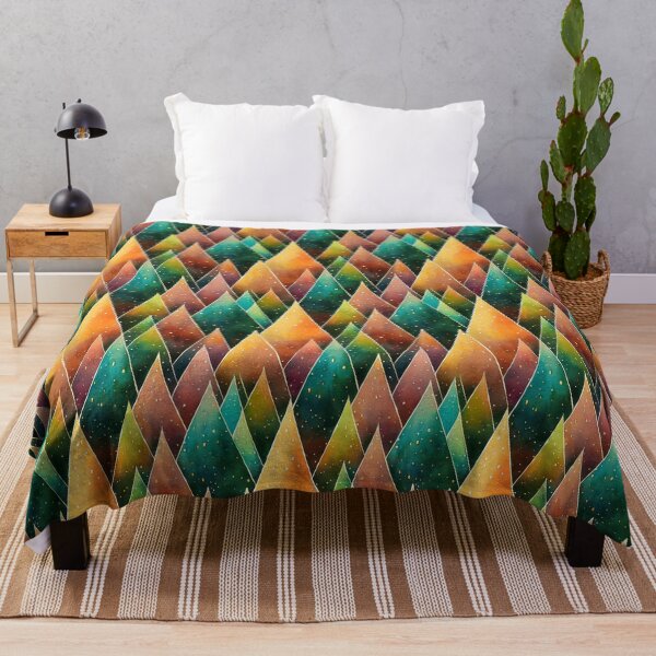 Artikelvorschau, Weihnachtsbaum-Aquarell-geometrisches Design entworfen und verkauft von VintageFlorals.
