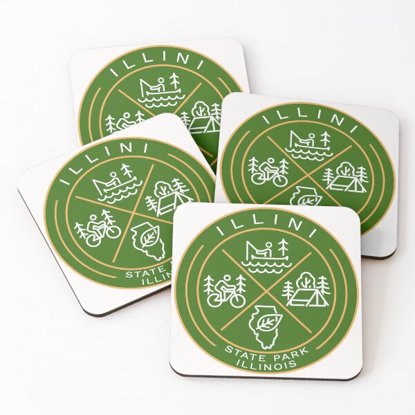 Item preview, Illini State Park Heraldic Logo designed and sold by VanyaKar.