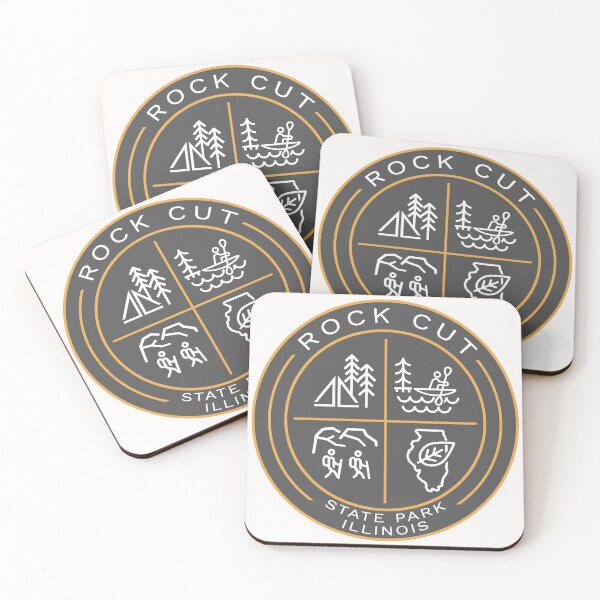 Item preview, Rock Cut State Park Heraldic Logo designed and sold by VanyaKar.
