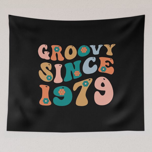 Item preview, Groovy Since 1979 | Made In 1979 | Retro 1979 Birthday | Retro Groovy designed and sold by AMINE  ★★★★★.