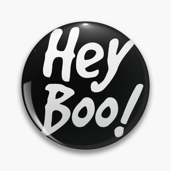 Item preview, Hey boo black background  designed and sold by DemonicGloom.