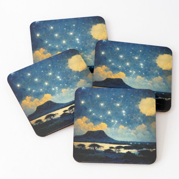 Item preview, Starry Night of Somalia no.3 designed and sold by VintageSomalia.