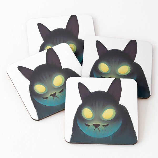Item preview, Spooky Misty Cat Seeing Through Your Soul designed and sold by quickartz.
