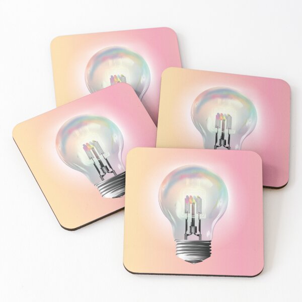 Item preview, Rainbow light bulb designed and sold by MaeratArt.