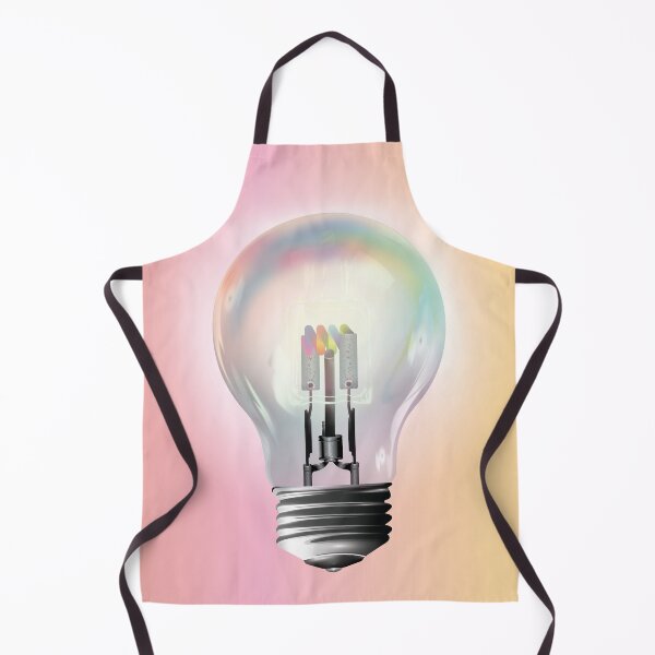 Item preview, Rainbow light bulb designed and sold by MaeratArt.