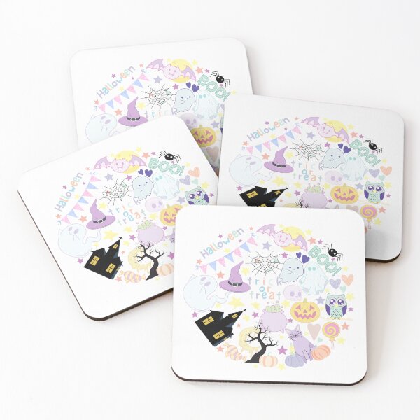 Item preview, Cute Pastel Halloween Pattern designed and sold by ANZI-Shop.