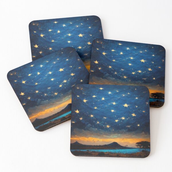 Item preview, Starry Night of Somalia no.4 designed and sold by VintageSomalia.