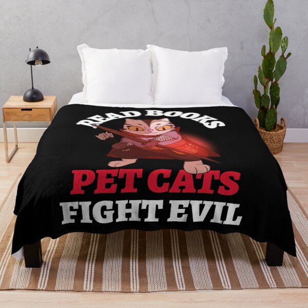Item preview, Read Books Pet Cats Fight Evil Archer Bookish Bibliophile designed and sold by LadySaltwater.
