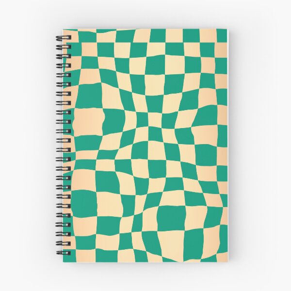 Item preview, Elegant Green and Gold Warped Checker Pattern designed and sold by Julie Erin Designs.