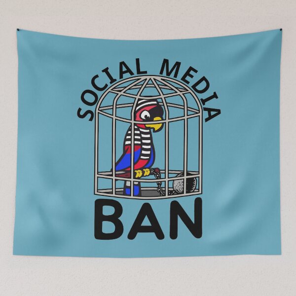 Item preview, Social Media Ban designed and sold by ViewerEqualsPhoton.