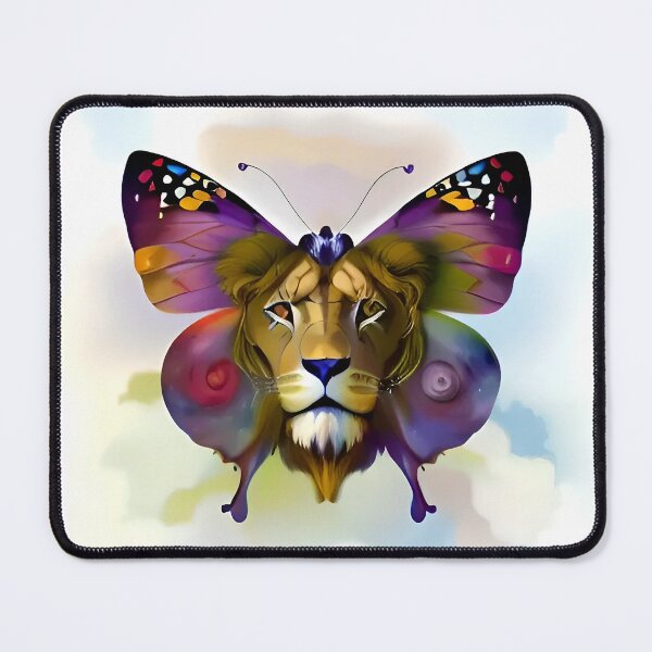 Item preview, Lion's Face Butterfly designed and sold by PinterPattern.