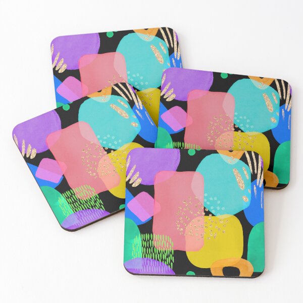 Item preview, Colorful Abstract Shapes designed and sold by wildredhead.