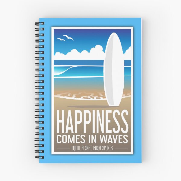 Item preview, Happiness Comes In Waves designed and sold by PaulTilly.