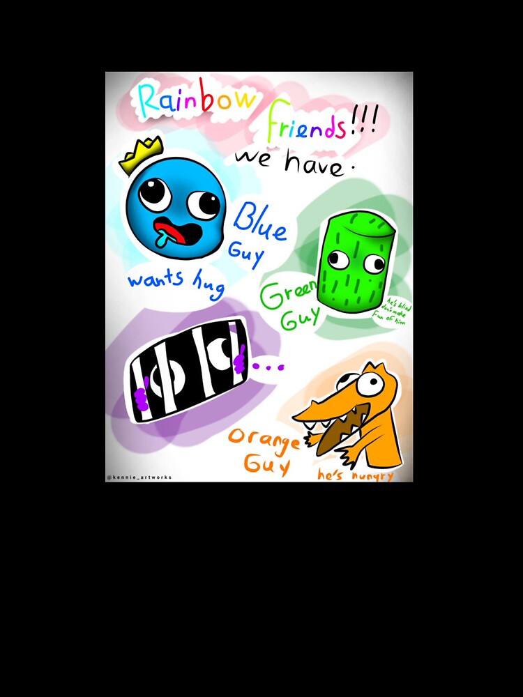 rainbow friends  Poster for Sale by Memingful