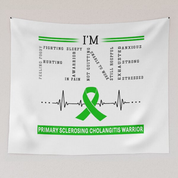 Item preview, I'm Fine Primary Sclerosing Cholangitis Warrior Support Primary Sclerosing Cholangitis Awareness Gifts designed and sold by rechardtee.