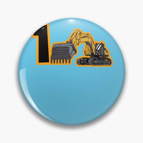 Item preview, 1st Birthday Tshirt Excavator Birthday designed and sold by EbnerPrints.