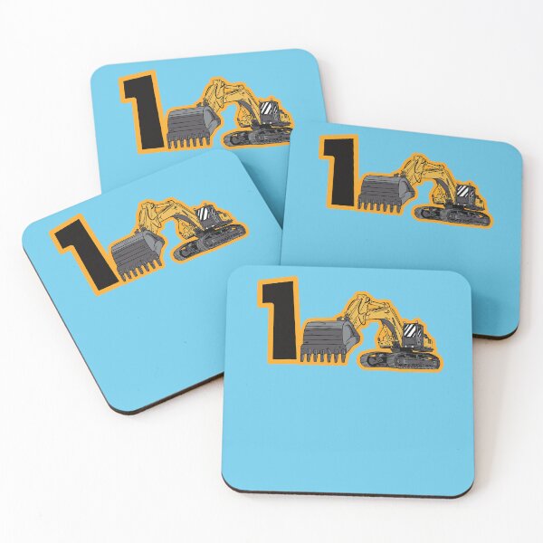 Item preview, 1st Birthday Tshirt Excavator Birthday designed and sold by EbnerPrints.