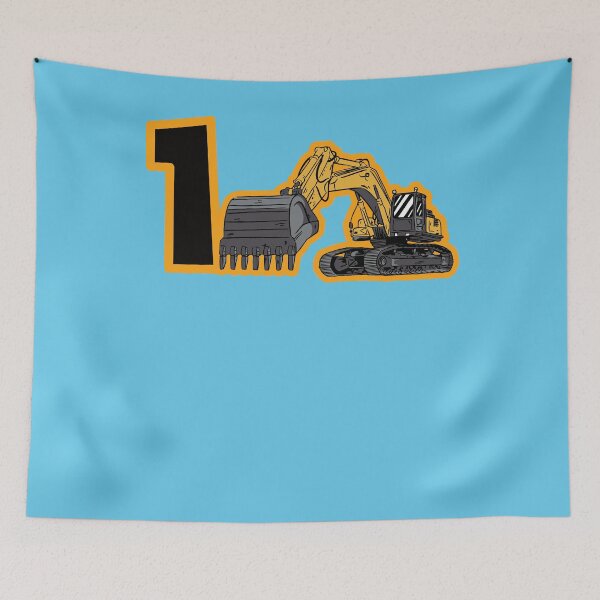 Item preview, 1st Birthday Tshirt Excavator Birthday designed and sold by EbnerPrints.
