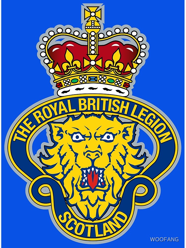 The Royal British Legion Scotland Poster For Sale By Woofang Redbubble