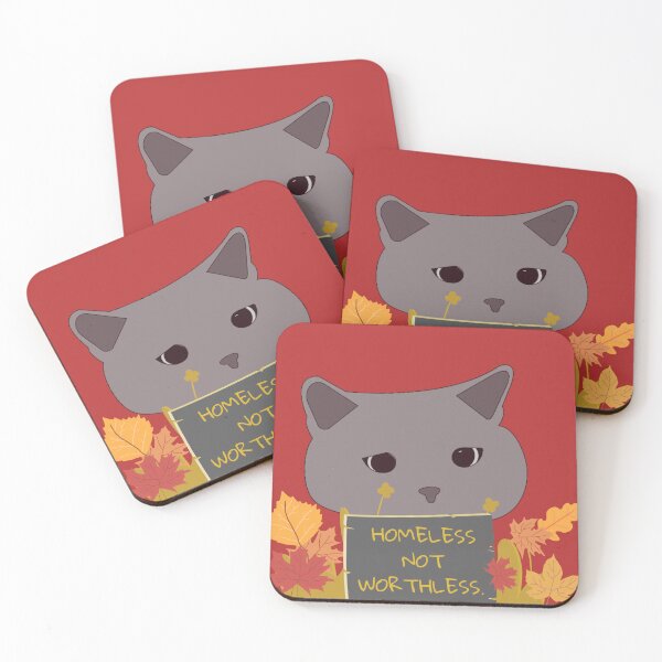 Item preview, HOMELESS NOT WORTHLESS STREET CAT designed and sold by DAKSs.