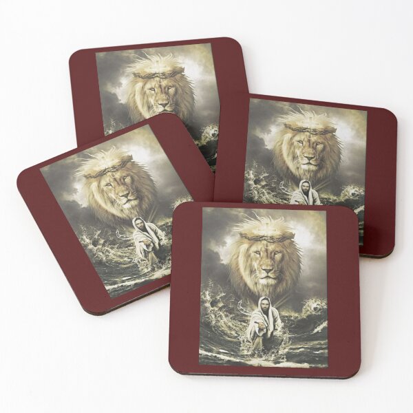 Item preview,  of Jesus Christ And the Lion Over the Water  .3. designed and sold by Rowena Jones.