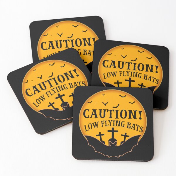 Item preview, Caution! Low Flying Bats designed and sold by FanityPrints.