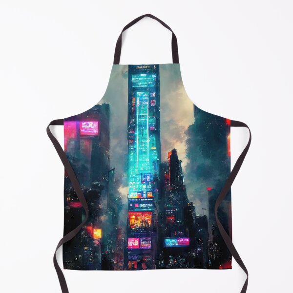 Item preview, "New Dystopia" by VentureArt New York City Cyberpunk Futuristic - Neon Lights designed and sold by VentureArtCo.