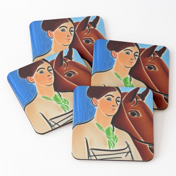Item preview, dama con un caballo designed and sold by Analee & K.