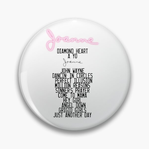 Item preview, Gaga Joanne tracklist designed and sold by AlertStore.