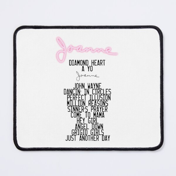 Item preview, Gaga Joanne tracklist designed and sold by AlertStore.