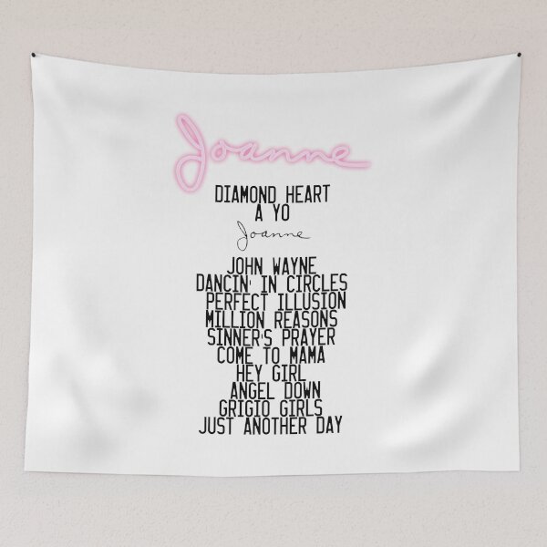Item preview, Gaga Joanne tracklist designed and sold by AlertStore.