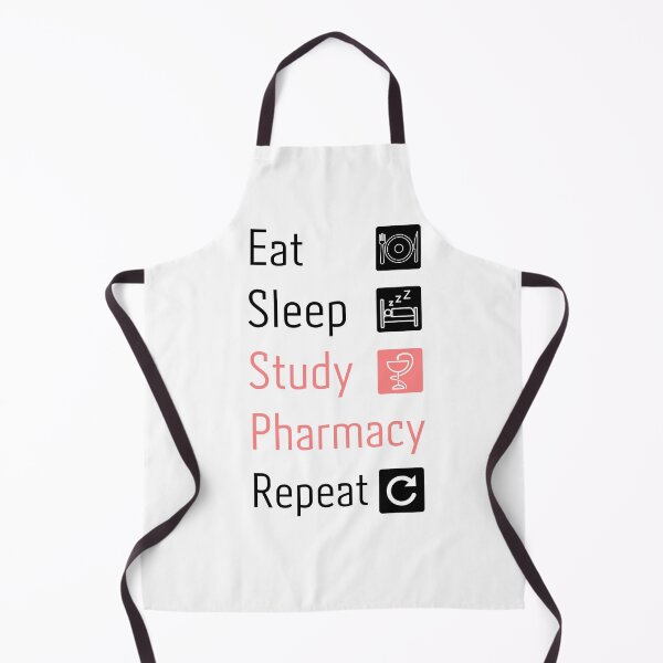 Artikelvorschau, Essen, Schlafen, Studieren, Pharmazie, Wiederholen entworfen und verkauft von Shahd Design.