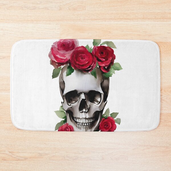 Item preview, Skull and Roses - Rose Crown designed and sold by freshWaterCo.