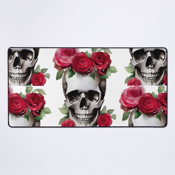 Item preview, Skull and Roses - Rose Crown designed and sold by freshWaterCo.