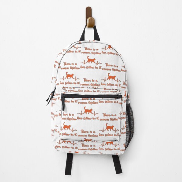 Item preview, There is a reason lifeline has feline in it. Orange cat profile version. designed and sold by JoyOfHopeStore.