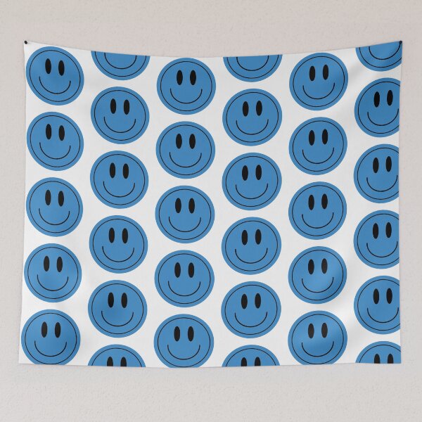 Item preview, Blue Smiley Face designed and sold by CreativeMisc.