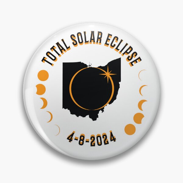 Item preview, Ohio Total Solar Eclipse Path 2024 Eclipse Souvenir  designed and sold by The Junto Shop.