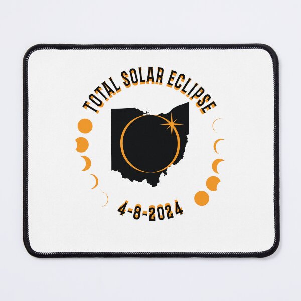 Item preview, Ohio Total Solar Eclipse Path 2024 Eclipse Souvenir designed and sold by The Junto Shop.