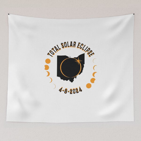 Item preview, Ohio Total Solar Eclipse Path 2024 Eclipse Souvenir  designed and sold by The Junto Shop.