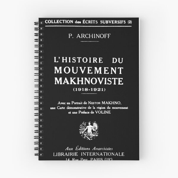 Item preview, History of the Makhnovist Movement (1923) by Peter Arshinov  designed and sold by NEVERBOW.