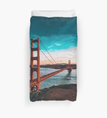 Golden Gate Bridge, San Francisco, California - Photography Duvet Cover
