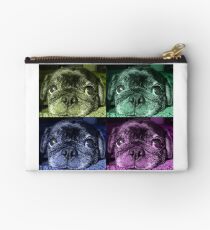 Black Pug dog Studio Pouch