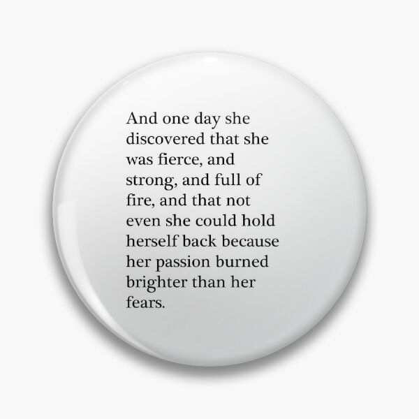Item preview, And one day she discovered she was fierce designed and sold by peggieprints.