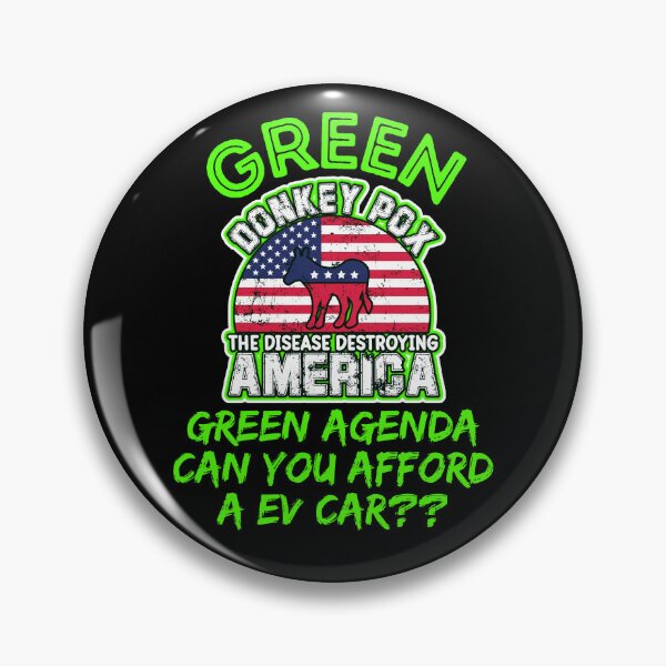 Item preview, Green Donkey Pox Destroying America designed and sold by WoodburyLake.