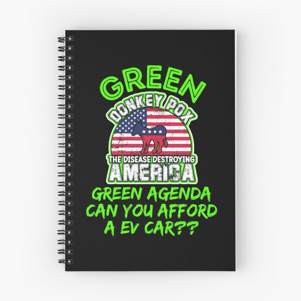 Item preview, Green Donkey Pox Destroying America designed and sold by WoodburyLake.