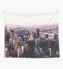 New York City Cityscape Skyscape #trending #tapestry Wall Tapestry